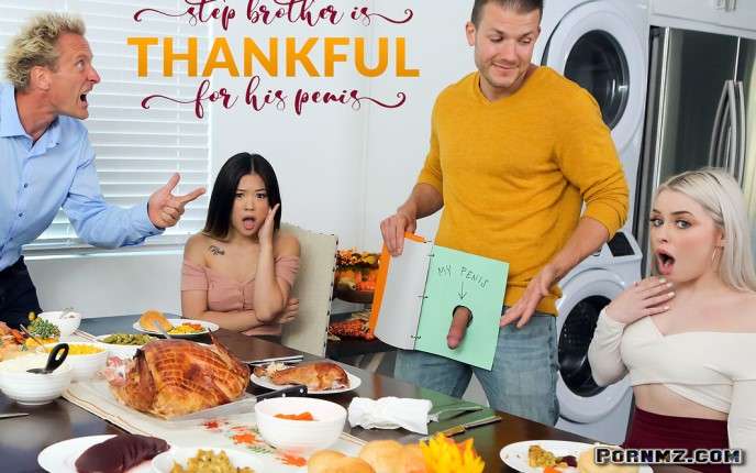 MyFamilyPies - Stepbrother Is Thankful For His Penis