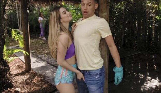 MomsBangTeens – Stepmoms Gardener Surprise