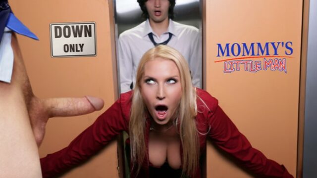 [MommysLittleMan] Vanessa Cage – Stuck And Double Teamed In The Elevator