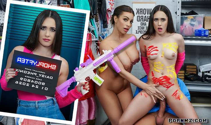 [Shoplyfter] Koda Monroe Daisy Pheonix – Case No 8004809 – The Paintball Thief