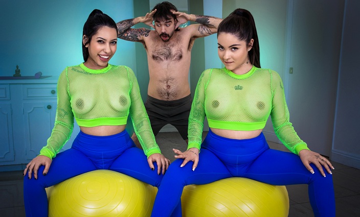 StepSiblings Tara Bell Raven Reverie – Wanna See How Flexible We Are Hot Yoga Gets Hotter