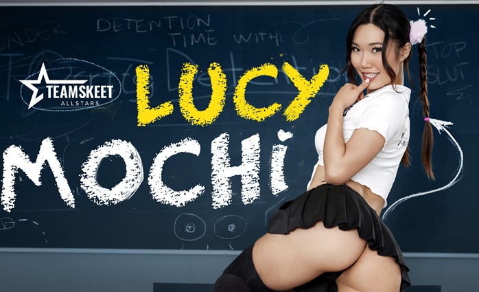 TeamSkeetAllStars August Spotlight Lucy Mochi Is An Asian Schoolgirl Dream Come True